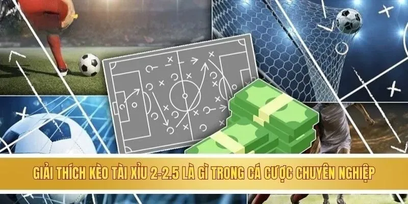 kèo tài xỉu 2-2.5 là gì